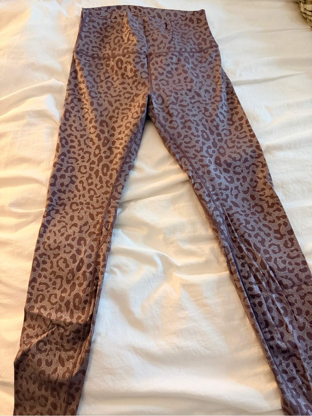 Zyia Leopard Print High-Waist Leggings - Brown & Taupe - Picture 2 of 4
